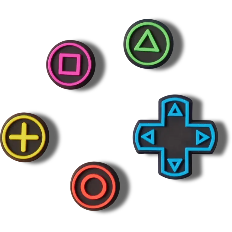 Game Controller 5 Pack Jibbitz™ Charms Game Controller 5 Pack Jibbitz™ Charms