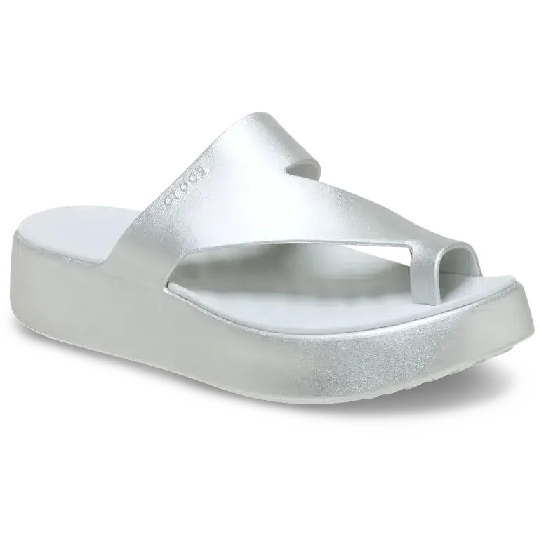 Getaway Metallic Platform Toe Loop Getaway Metallic Platform Toe Loop