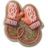 Glitter Pink Mittens Jibbitz™ Charms