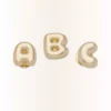 Gold Bubble Letter a Jibbitz™ Charms