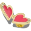 Gold Bubble Locket Heart Jibbitz™ Charms