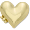 Gold Bubble Locket Heart Jibbitz™ Charms