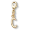 Gold Letter C Charm Jibbitz™ Charms