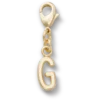Gold Letter G Charm Jibbitz™ Charms