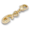 Gold Letter G Charm Jibbitz™ Charms