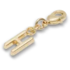 Gold Letter H Charm Jibbitz™ Charms