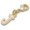 Gold Letter J Charm Jibbitz™ Charms