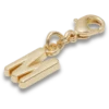 Gold Letter M Charm Jibbitz™ Charms