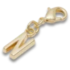 Gold Letter N Charm Jibbitz™ Charms