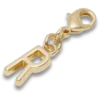 Gold Letter R Charm Jibbitz™ Charms