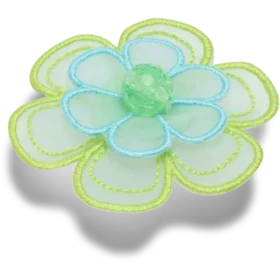 Green Mesh Flower Jibbitz™ Charms