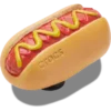 Hot Dog Dipped in Mustard Jibbitz™ Charms