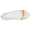 II Flat White Orange Sandals