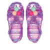 Isabella Glitter Flat Sandals “Purple Pink”