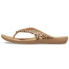Kadee ll Leopard Print Flip-Flops Brown
