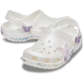 Toddler Classic Butterfly Sparkle Shaker Clog