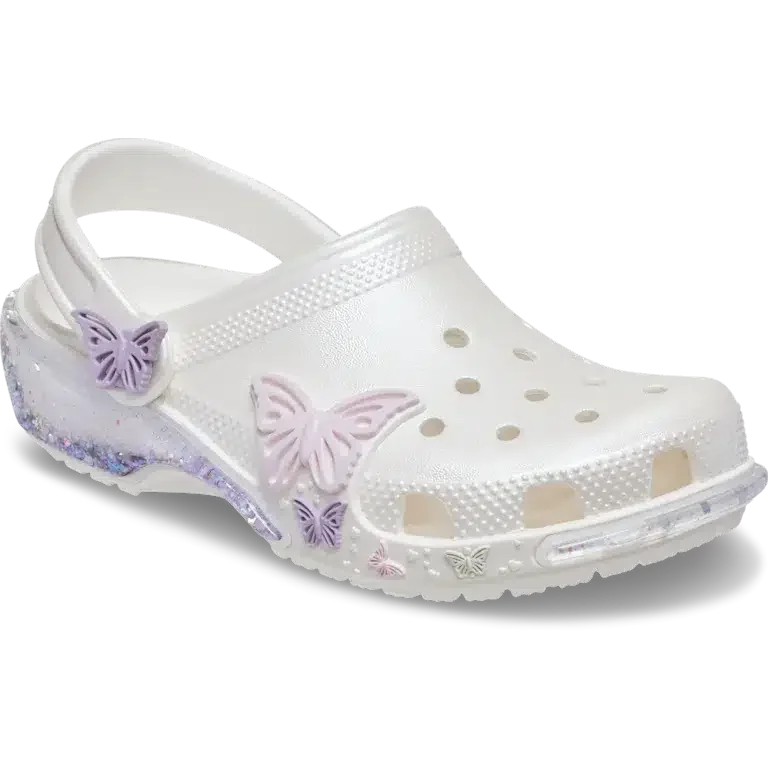 Toddler Classic Butterfly Sparkle Shaker Clog Toddler Classic Butterfly Sparkle Shaker Clog