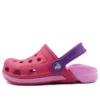 Kids Crocs Classic clog Sports sandals “Red Pink Purple”