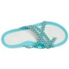 Knitted Flip-Flops Blue White