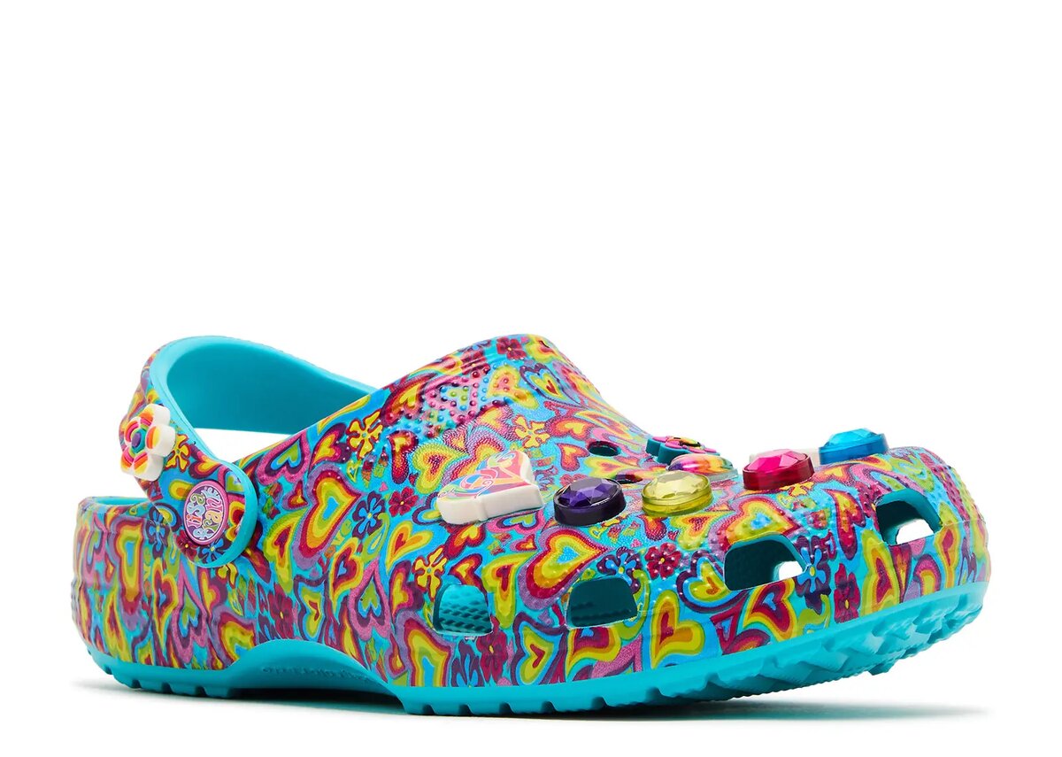 Lisa Frank x Classic Clog Kids ‘Digital Aqua Multi Hearts’ Lisa Frank x Classic Clog Kids ‘Digital Aqua Multi Hearts’
