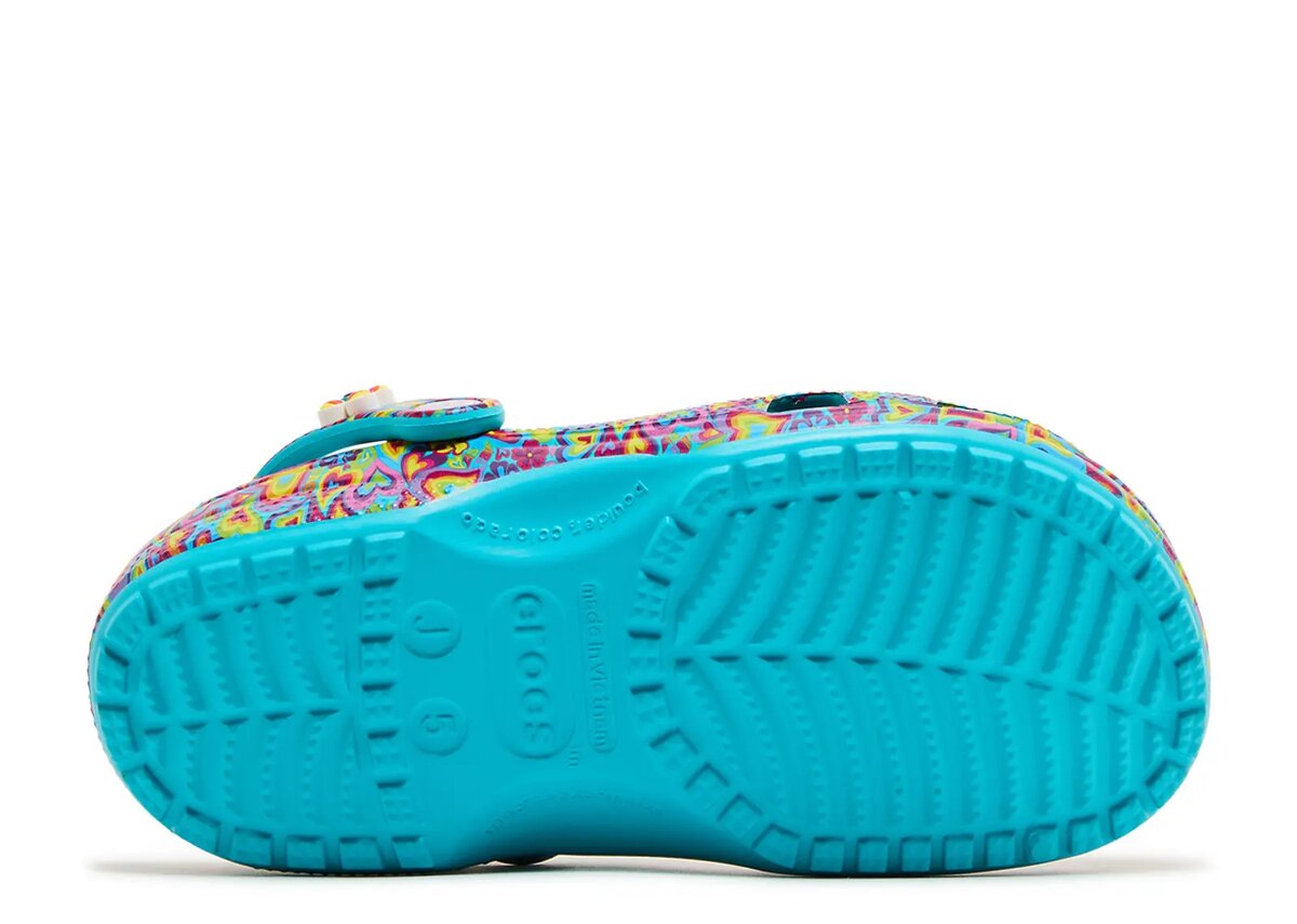 Lisa Frank x Classic Clog Kids ‘Digital Aqua Multi Hearts’ Lisa Frank x Classic Clog Kids ‘Digital Aqua Multi Hearts’