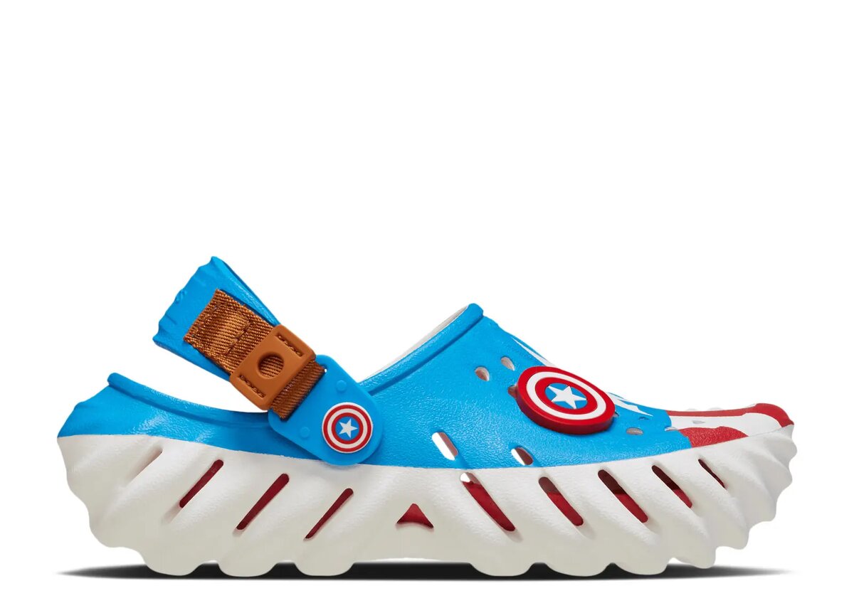 Marvel x Echo Clog Kids ‘Captain America’ Marvel x Echo Clog Kids ‘Captain America’