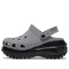 Mega Crush Reflective Clogs “Grey Black”