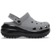 Mega Crush Reflective Clogs “Grey Black”