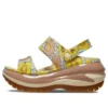 Mega Crush Retro Floral Sandals “Vanilla Cork”