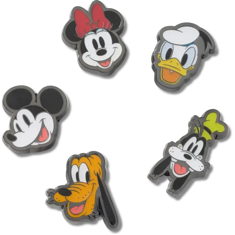 Mickey & Friends Elevated 5-Pack Jibbitz Shoe Charm Mickey & Friends Elevated 5-Pack Jibbitz Shoe Charm