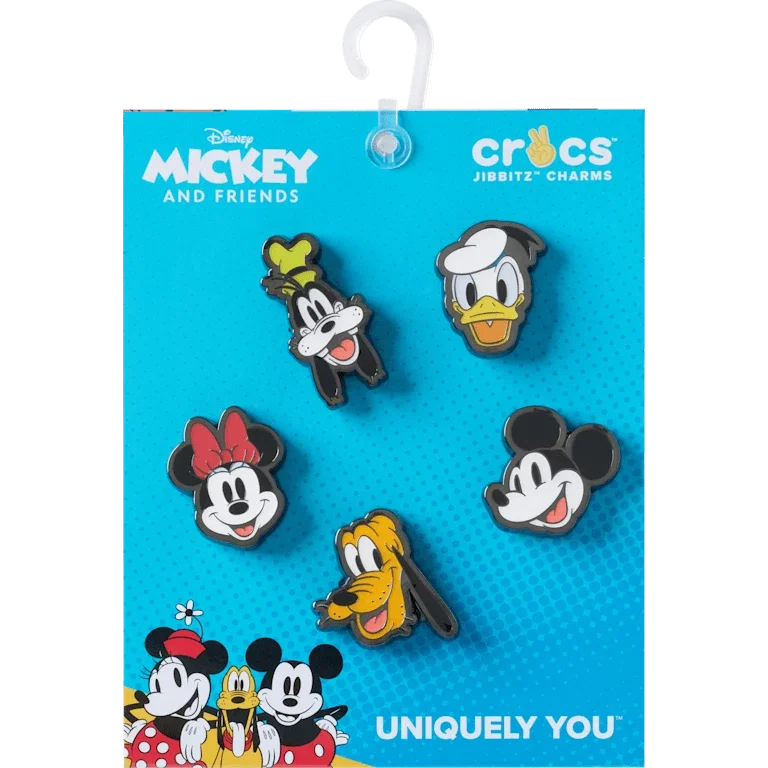 Mickey & Friends Elevated 5-Pack Jibbitz Shoe Charm Mickey & Friends Elevated 5-Pack Jibbitz Shoe Charm