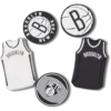 Nba Brooklyn Nets 5 Pack Jibbitz™ Charms