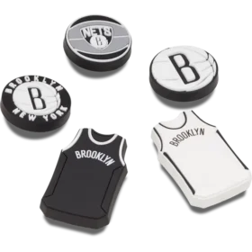 Nba Brooklyn Nets 5 Pack Jibbitz™ Charms