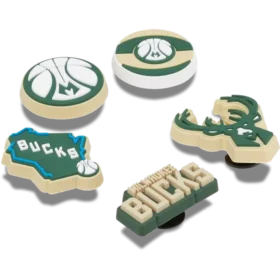 Nba Milwaukee Bucks 5 Pack Jibbitz™ Charms