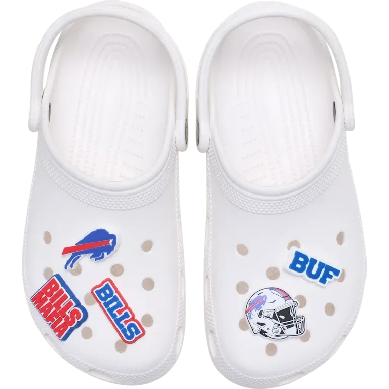 Nfl Buffalo Bills 5 Pack Jibbitz Shoe Charm Nfl Buffalo Bills 5 Pack Jibbitz Shoe Charm