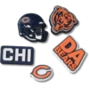 Nfl Chicago Bears 5 Pack Jibbitz Shoe Charm Nfl Chicago Bears 5 Pack Jibbitz Shoe Charm