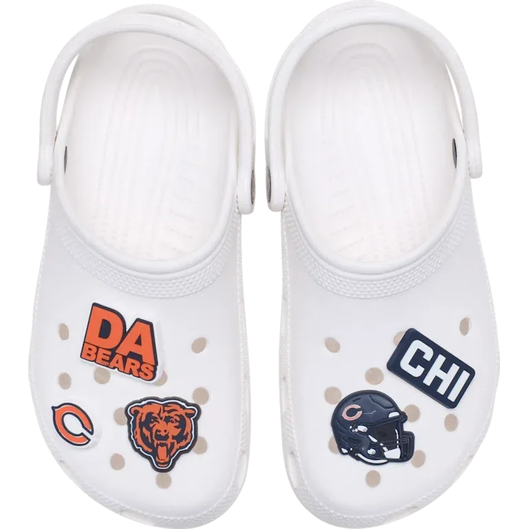 Nfl Chicago Bears 5 Pack Jibbitz Shoe Charm Nfl Chicago Bears 5 Pack Jibbitz Shoe Charm