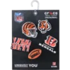 Nfl Cincinnati Bengals 5 Pack Jibbitz Shoe Charm Nfl Cincinnati Bengals 5 Pack Jibbitz Shoe Charm