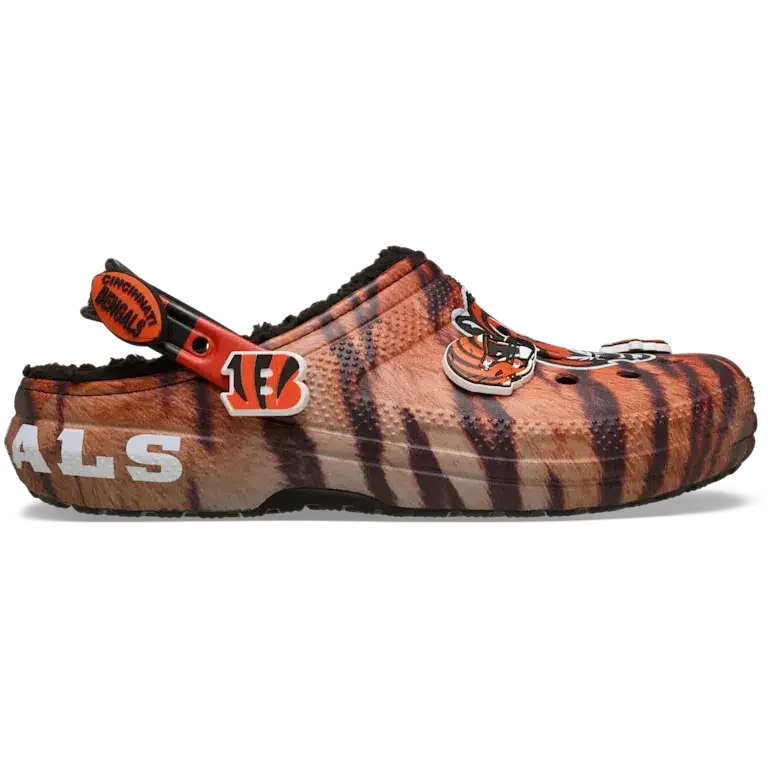 Nfl Cincinnati Bengals Classic Lined Clog Nfl Cincinnati Bengals Classic Lined Clog
