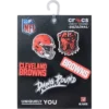 Nfl Cleveland Browns 5 Pack Jibbitz Shoe Charm Nfl Cleveland Browns 5 Pack Jibbitz Shoe Charm