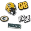 Nfl Green Bay Packers 5 Pack Jibbitz Shoe Charm
