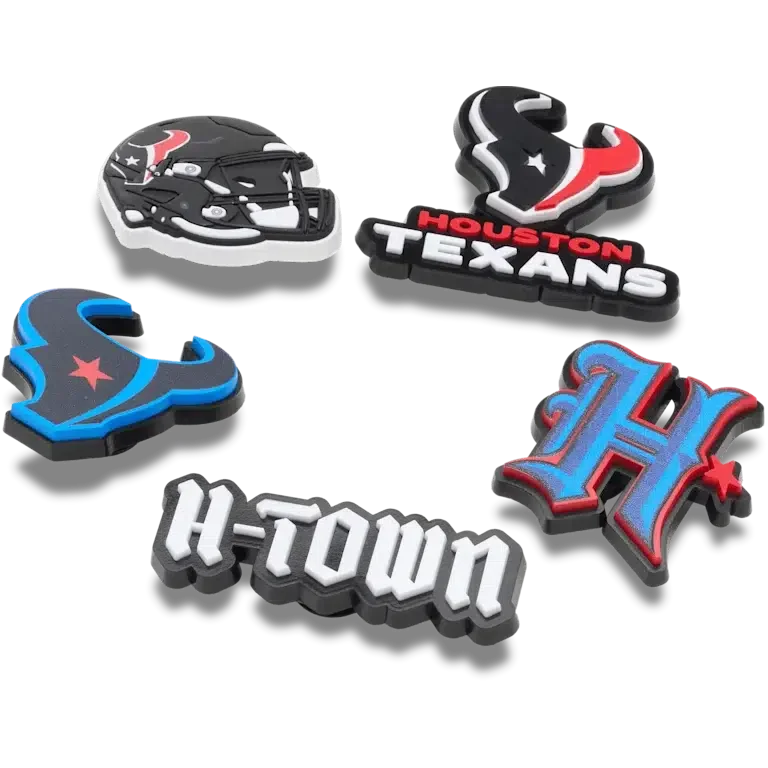 Nfl Houston Texans 5 Pack Jibbitz Shoe Charm Nfl Houston Texans 5 Pack Jibbitz Shoe Charm
