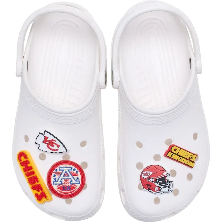 Nfl Kansas City Chiefs 5 Pack Jibbitz Shoe Charm Nfl Kansas City Chiefs 5 Pack Jibbitz Shoe Charm