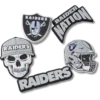 Nfl Las Vegas Raiders 5 Pack Jibbitz Shoe Charm