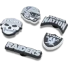 Nfl Las Vegas Raiders 5 Pack Jibbitz Shoe Charm