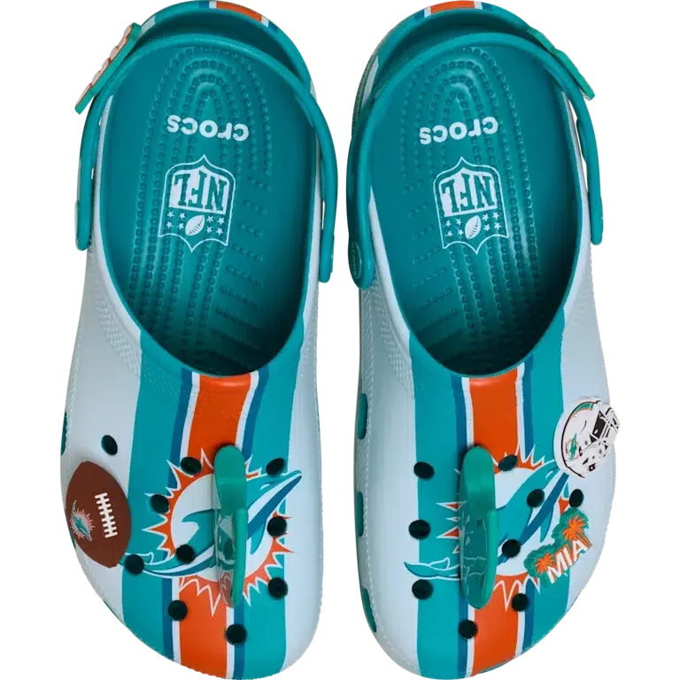 Nfl Miami Dolphins Classic Clog Nfl Miami Dolphins Classic Clog