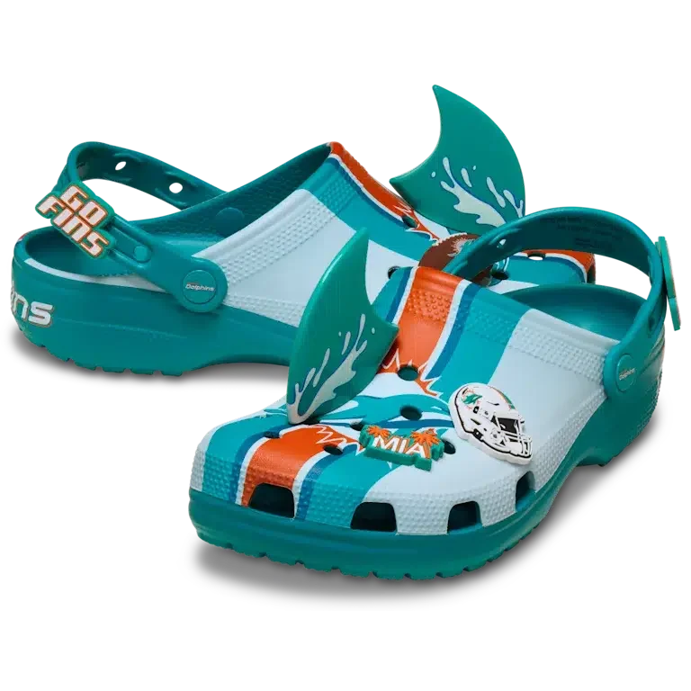 Nfl Miami Dolphins Classic Clog Nfl Miami Dolphins Classic Clog