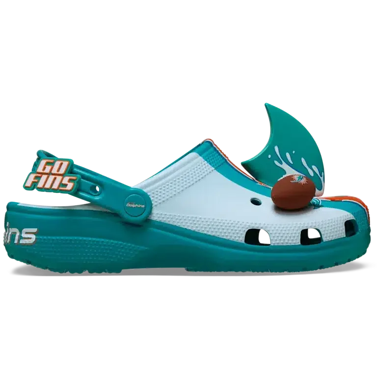 Nfl Miami Dolphins Classic Clog Nfl Miami Dolphins Classic Clog