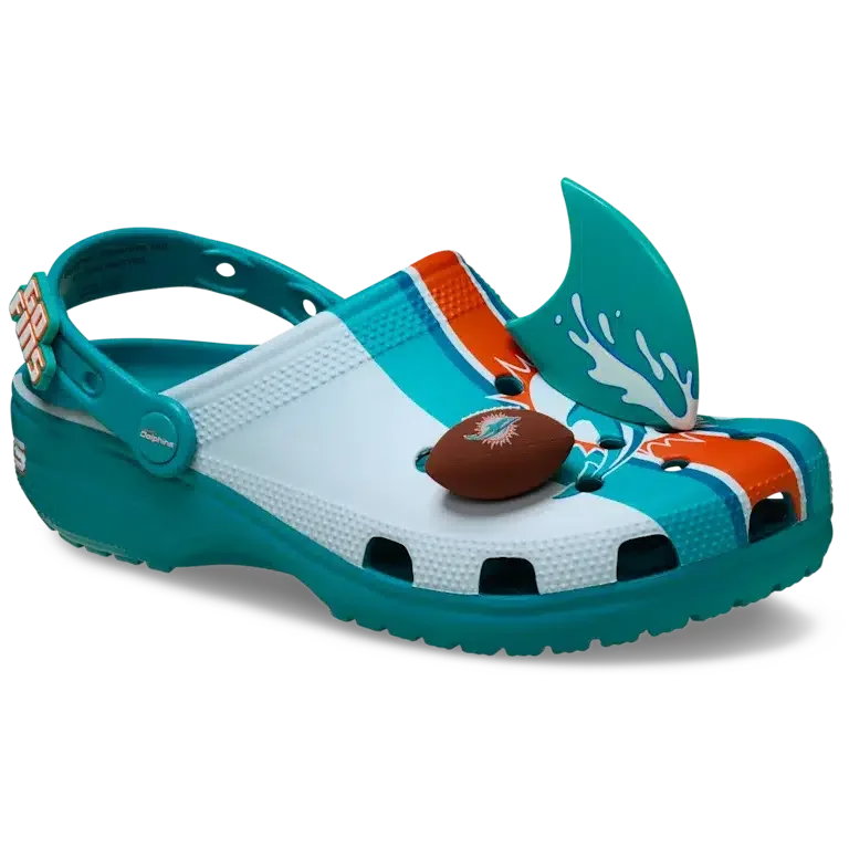 Nfl Miami Dolphins Classic Clog Nfl Miami Dolphins Classic Clog