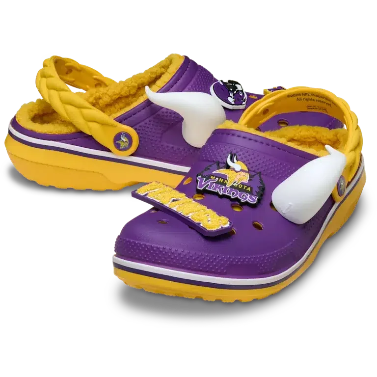 Nfl Minnesota Vikings Classic Lined Clog Nfl Minnesota Vikings Classic Lined Clog